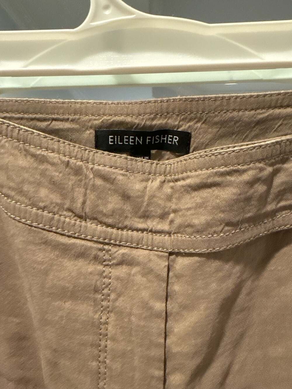 Eileen Fisher Linen Viscose Stretch Wide-Leg Pants Size 4 - Picture 2 of 6